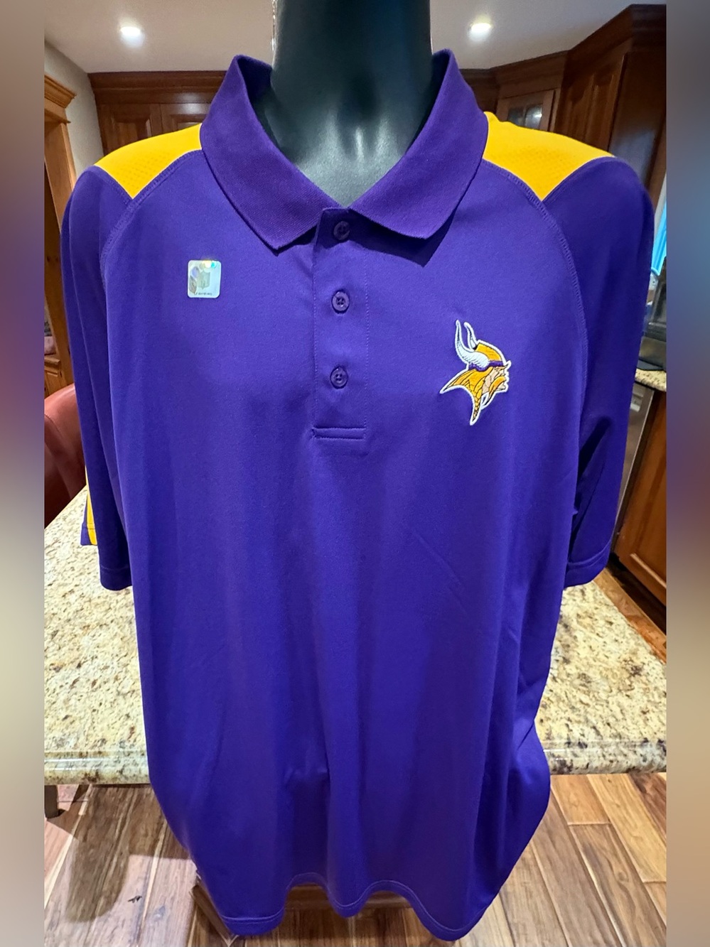 NEW Minnesota Vikings Polo.
Sharp Purple with embroidered logo. with tags. 2XL